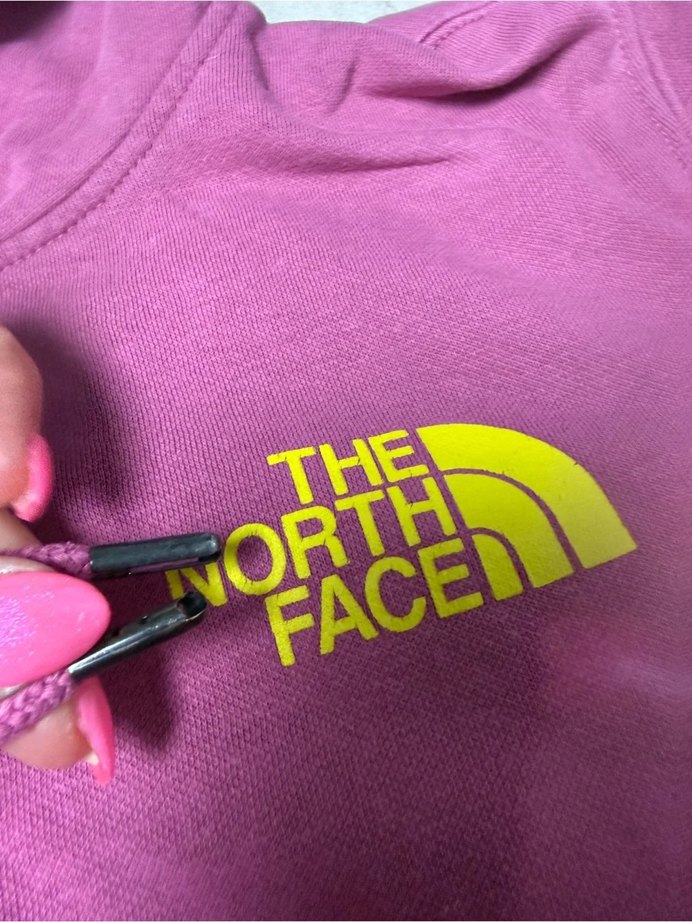 The North Face hoodie sweatshirt pink Graphic hoodie small